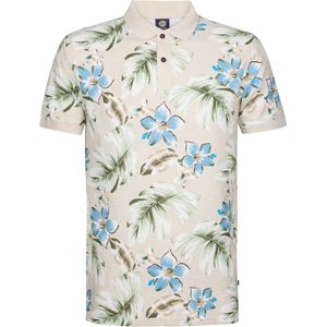 Poloshirt - Botanische Print - Korte Mouwen - 100% Organisch Katoen