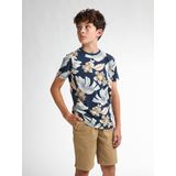 Petrol Industries - Klassieke Polo - Blauw - Korte Mouwen