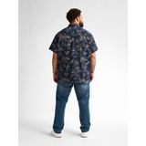 Petrol Industries M-1050-sis4190 Plus Size Overhemd Met Korte Mouwen