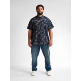 Petrol Industries M-1050-sis4190 Plus Size Overhemd Met Korte Mouwen