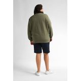 Casual Vest - Geribd Design - Katoen/Polyester - Logo op de Borst - Ritssluiting