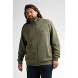 Casual Vest - Geribd Design - Katoen/Polyester - Logo op de Borst - Ritssluiting