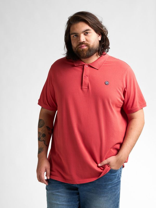 Petrol Industries - Plus Size Klassieke Polo - Roze