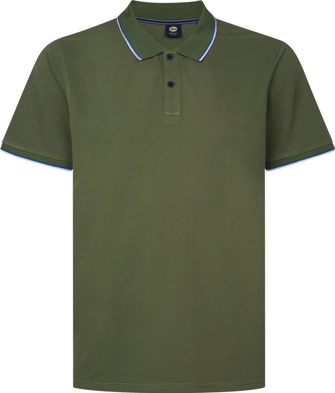 Petrol Industries - Klassieke Polo Cocobreeze - Groen - 100% Pique Katoen