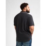 Petrol Industries - Plus Size Klassieke Polo - Grijs - 100% Pique Katoen