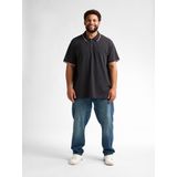 Petrol Industries - Plus Size Klassieke Polo - Grijs - 100% Pique Katoen