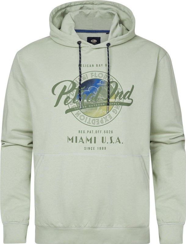 Petrol Industries - Artwork Hoodie - Groen - Plus Size