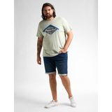 Petrol Industries - Plus Size Artwork T-shirt - Grijs - 100% Katoen