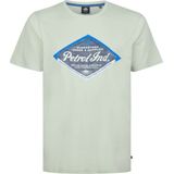 Petrol Industries - Plus Size Artwork T-shirt - Grijs - 100% Katoen