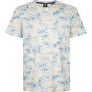 Petrol Industries - T-shirt - Wit - 100% Katoen - All-over Print