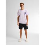 Backprint T-shirt - Zwart - 100% Katoen - Relaxed Fit