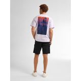 Backprint T-shirt - Zwart - 100% Katoen - Relaxed Fit