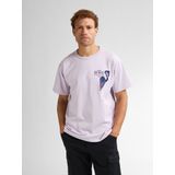 Backprint T-shirt - Zwart - 100% Katoen - Relaxed Fit