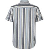 PETROL INDUSTRIES - Gestreept Hemd - Blauw/Wit - Katoen