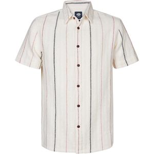 Petrol Industries - Seaviewbreeze Overhemd - Wit - Korte Mouwen - 100% Katoen