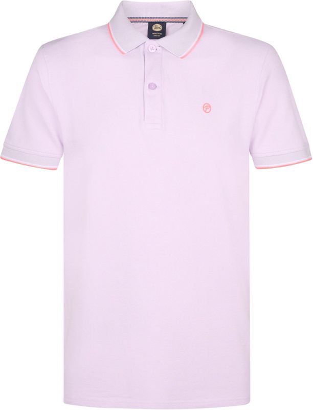 Petrol Industries - Polo Shirt - Korte Mouw - Katoen - Paars