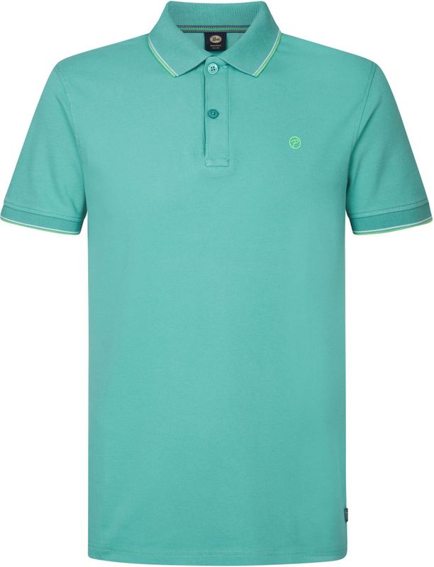 Petrol Industries - Polo Shirt - Korte Mouw - Groen - Katoen