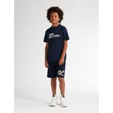 Petrol Industries - Backprint T-shirt Schooner - Zwart - T-shirts met Korte Mouwen