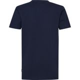 Petrol Industries - Backprint T-shirt Schooner - Zwart - T-shirts met Korte Mouwen