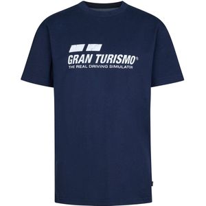 Petrol Industries - Backprint T-shirt Schooner - Zwart - T-shirts met Korte Mouwen