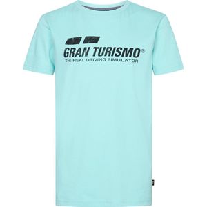 Gran Turismo - T-shirt - Zwart - Katoen - Logo Op De Borst