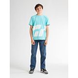 Petrol Industries - Logo T-shirt - Blauw - 100% Katoen