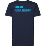 Polo - Korte Mouwen - Relaxed Fit - Katoen - Petrol Logo Print