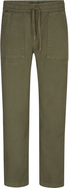 Chino - Relaxed Fit - Petrol - Stretch Canvas - Steekzakken en Achterzakken