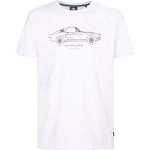 Petrol Industries Shirt  navy / wit