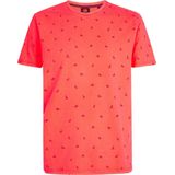 Petrol Industries - Heren All-over Print T-shirt Doral - Roze - Katoen
