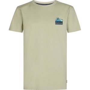 Petrol Industries - Logo T-shirt Wavecrest - Grijs - 104 - T-shirts met korte mouwen