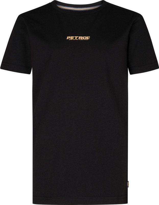 Petrol Industries - Logo T-shirt - Zwart - T-shirts met Korte Mouwen