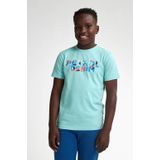 Petrol Industries - Artwork T-shirt Beachside - Blauw - 100% Katoen