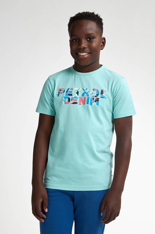 Petrol Industries - Artwork T-shirt Beachside - Blauw - 100% Katoen