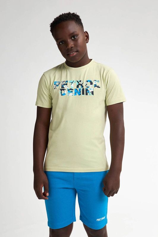 Petrol Industries - T-shirt - Lichtgroen - Korte Mouw - Ronde Hals