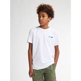 Petrol Industries - Artwork T-shirt Lighthouse - Wit - T-shirt - 100% Organisch Katoen