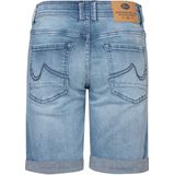 Petrol Industries - Bullseye Denim Short - Blauw - Korte Spijkerbroeken - 98% Katoen 2% Elastaan