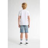 Petrol Industries - Bullseye Denim Short - Blauw - Korte Spijkerbroeken - 98% Katoen 2% Elastaan