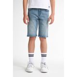 Petrol Industries - Bullseye Denim Short - Blauw - Korte Spijkerbroeken - 98% Katoen 2% Elastaan