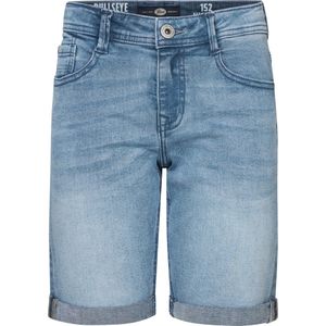 Petrol Industries - Bullseye Denim Short - Blauw - Korte Spijkerbroeken - 98% Katoen 2% Elastaan