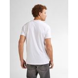 Petrol Industries Shirt  lichtgroen / lichtoranje / wit