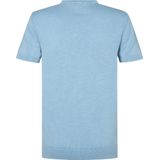Petrol - Viewcrest - T-shirt - Lichtblauw - Katoen/Linnen - Regular-fit
