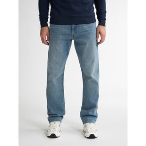 Lewis - Loose Fit Jeans - Blauw - Stretch Denim