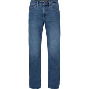 Petrol Industries Heren Loose Fit Jeans Lewis - Comfort Stretch Denim Broeken - Organisch Katoen - Casual Spijkerbroek - Blauw - Maat W34L34
