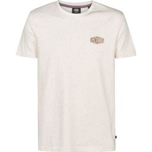 Petrol Industries - Logo T-shirt Shoreway - Wit - Katoen/Polyester - Regular Fit