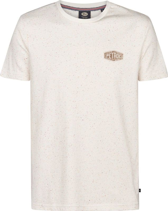 Petrol Industries - Logo T-shirt Shoreway - Wit - Katoen/Polyester - Regular Fit