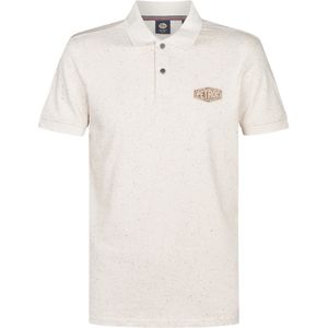 Petrol Industries - Heren Klassieke Polo - Wit - 60% Katoen en 40% Polyester