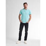 Petrol Industries - Klassieke Polo Wave - Blauw - Poloshirts