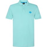 Petrol Industries - Klassieke Polo Wave - Blauw - Poloshirts