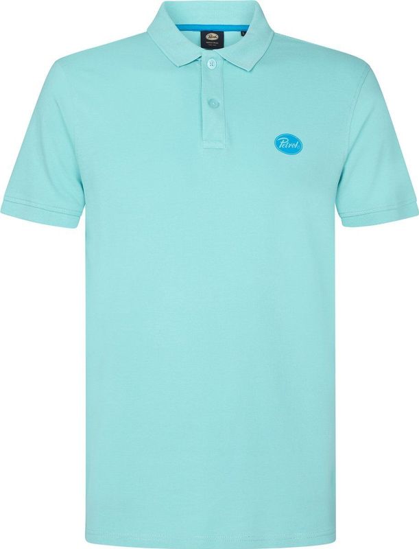 Petrol Industries - Klassieke Polo Wave - Blauw - Poloshirts